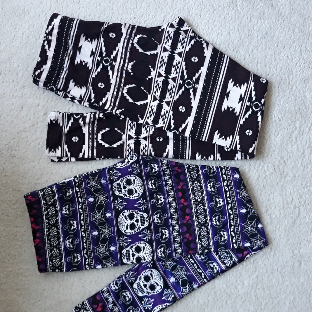 4/$20 Patterned Leggings